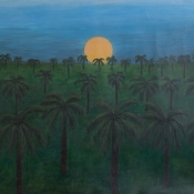 Закат в Мьянме